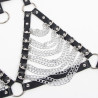 Subblime - Soutien-Gorge Harnais Et Collier Avec Chaîne S Taille Unique